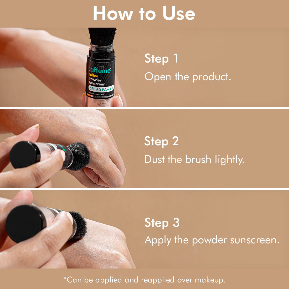 Mcaffeine Coffee Powder SPF 50 PA+++ Sunscreen, 4 gm Price, Uses, Side