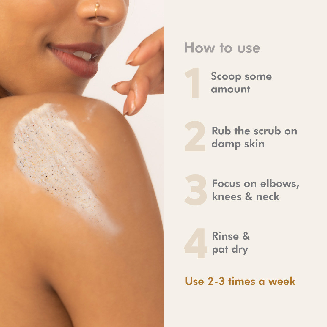 Mcaffeine Coffee Body Scrub with Almonds 200 gm | Blend of Coffee & Almond | Removes Dead Skin | Tan Removal Scrub | For Smooth Skin | For All Skin Type, Pack of 1 Mcaffeine Coffee Body Scrub with Almonds 200 gm | Blend of Coffee & Almond | Removes Dead Skin | Tan Removal Scrub | For Smooth Skin | For All Skin Type, Pack of 1