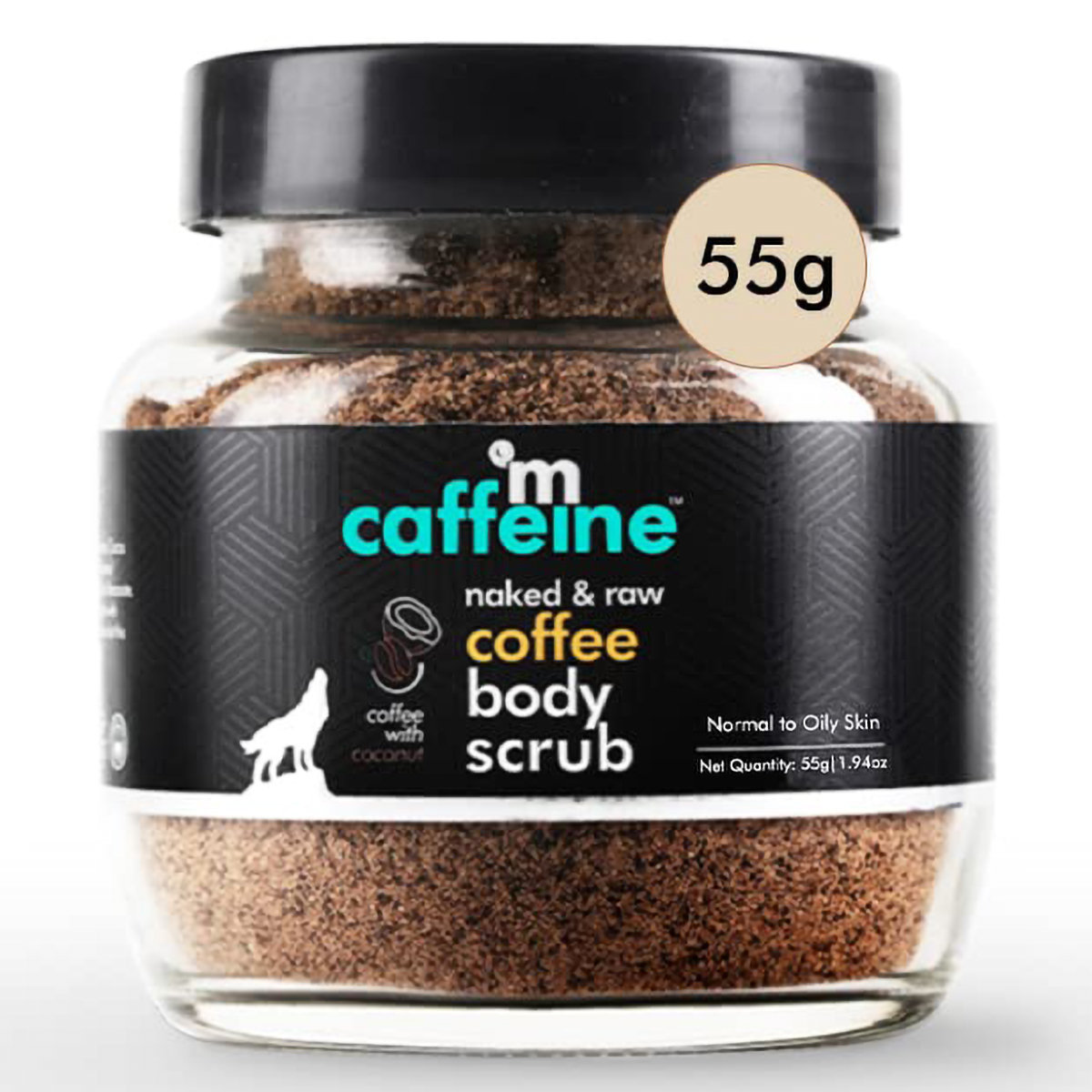 Mcaffeine Coffee Body Scrub 55 gm | Coffee With Coconut | Tan Removal Scrub | Exfoliates Dead Skin Cells | For Both Men & Women | For Normal To Oily Skin, Pack of 1 Mcaffeine Coffee Body Scrub 55 gm | Coffee With Coconut | Tan Removal Scrub | Exfoliates Dead Skin Cells | For Both Men & Women | For Normal To Oily Skin, Pack of 1