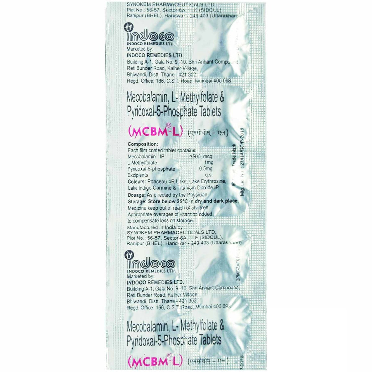 Mcbm-L Tablet 10's, Pack of 10 TABLETS Mcbm-L Tablet 10's, Pack of 10 TABLETS