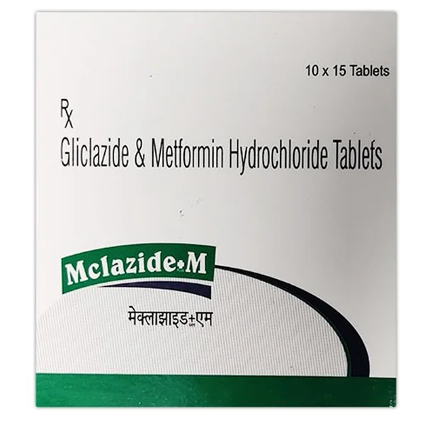 Mclazide Plus M Tablet 15's, Pack of 15 TABLETS