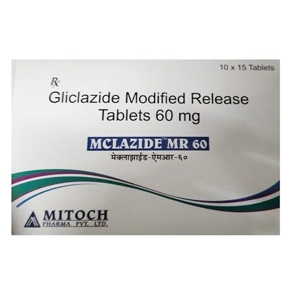 Mclazide MR 60 Tablet 15's
