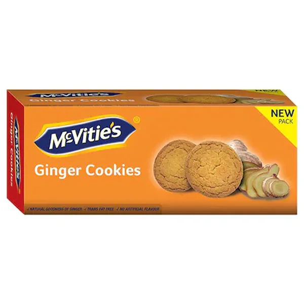 Mc Vities Ginger Cookies, 120 gm, Pack of 1