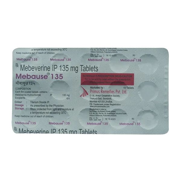 Mebause 135 mg Tablet 15's
