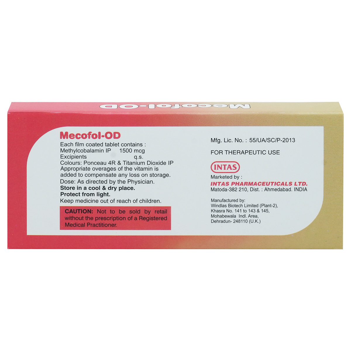 Mecofol-OD Tablet 10's, Pack of 10 TABLETS Mecofol-OD Tablet 10's, Pack of 10 TABLETS