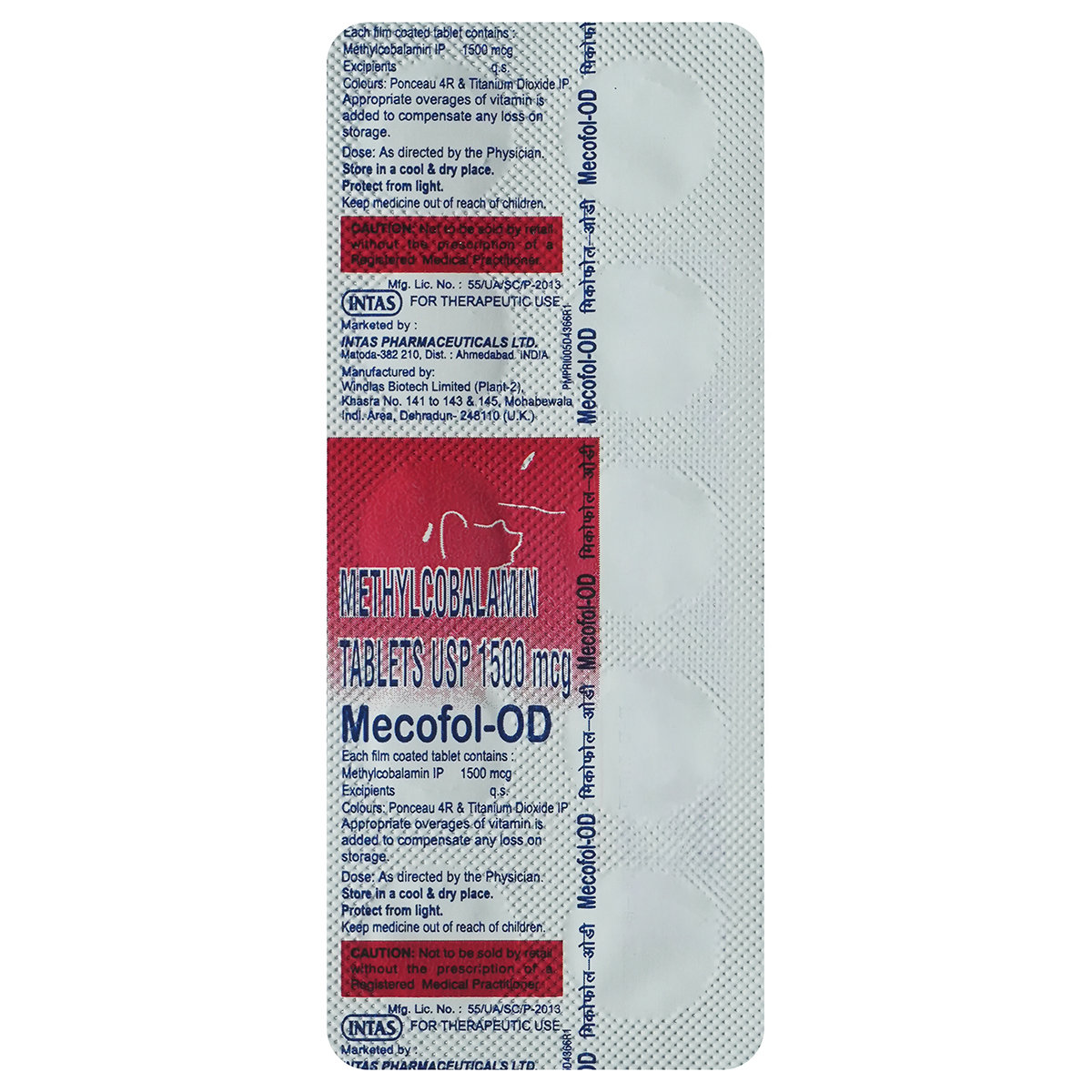 Mecofol-OD Tablet 10's, Pack of 10 TABLETS Mecofol-OD Tablet 10's, Pack of 10 TABLETS