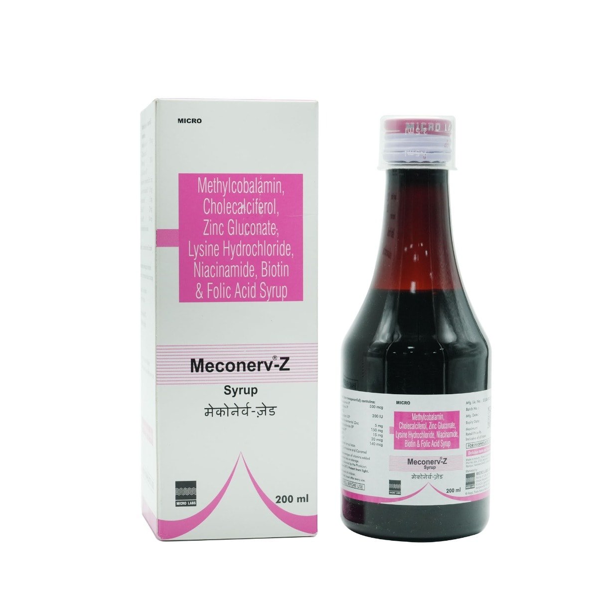Meconerv-Z Syrup 200 ml, Pack of 1 Meconerv-Z Syrup 200 ml, Pack of 1