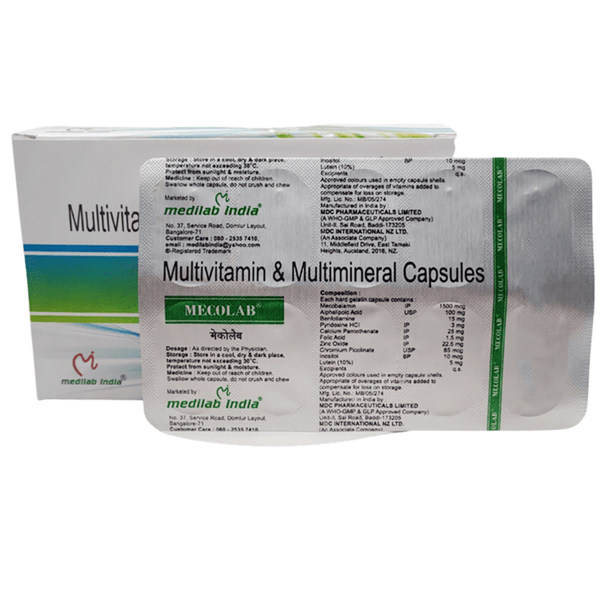 Mecolab Capsule 10's, Pack of 10 Mecolab Capsule 10's, Pack of 10