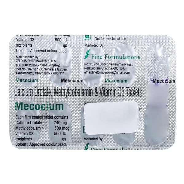 Mecocium Tablet 10's