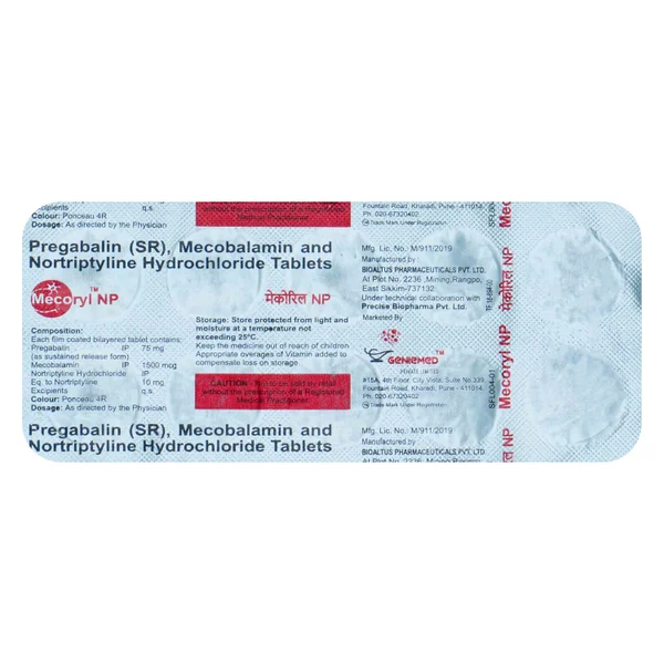 Mecoryl NP Tablet 10's