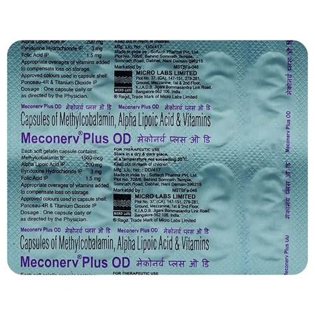 Meconerv Plus OD Softgel Capsule 10's
