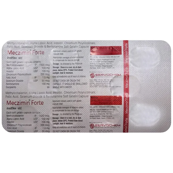 Meczimin Forte Softgel Capsule 10's
