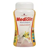 Medislim Vanilla Flavour Powder, 500 gm Jar, Pack of 1