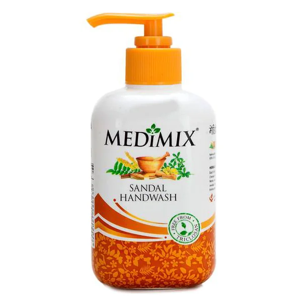 Medimix Sandal Handwash 250 ml | Protects From Germs | Keeps Hand Soft &amp; Supple, Pack of 1