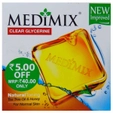 Medimix Clear Glycerine Natural Toning Soap, 100 gm