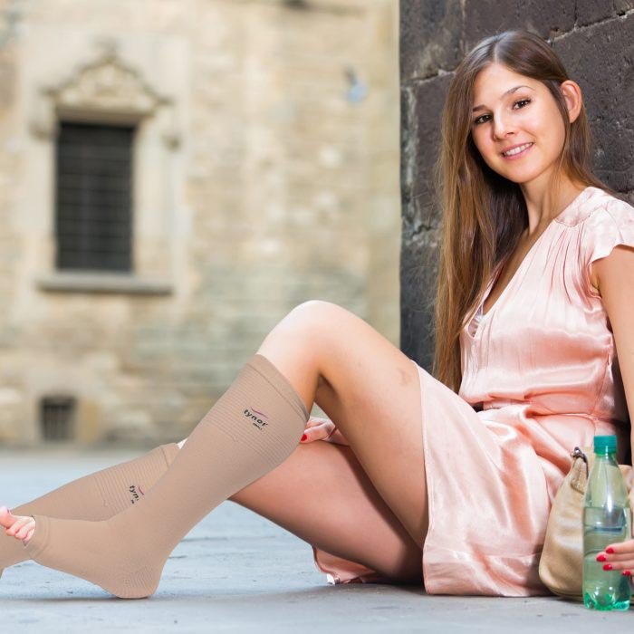 Tynor Medical Compression Stockings Below Knee XL, 1 Pair, Pack of 1 Tynor Medical Compression Stockings Below Knee XL, 1 Pair, Pack of 1