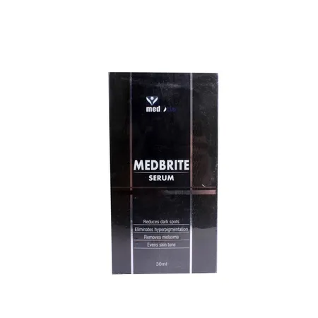 Medbrite Serum 30 ml | Dark Spots Reduction Serum | Removes Melasma | Treat Hyperpigmentation | Evens Skin Tone