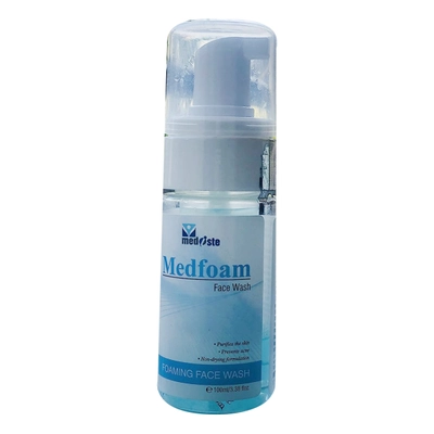 Medfoam Face Wash 100 ml | Purifies Skin | Reduces Acne | Non Drying Formulation | For All Skin Type, Pack of 1