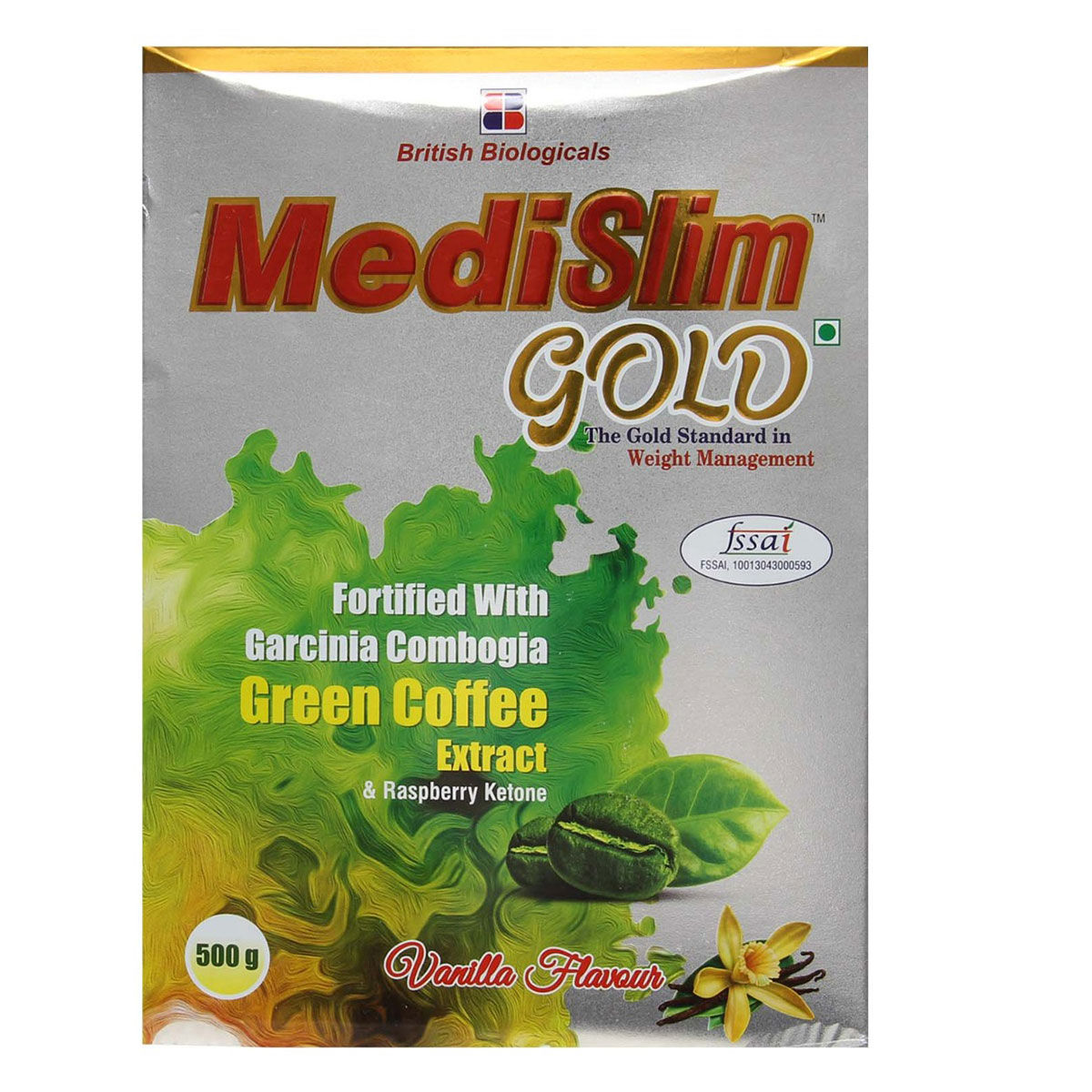 Buy Medislim Gold Vanilla Flavour Powde, 500 gm Refill Pack  Online