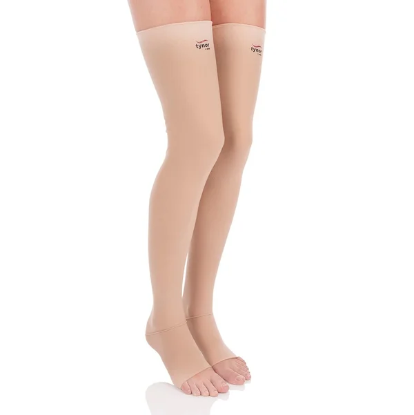 Tynor Medical Compression Stockings Thigh H C2 PR-Small, 1 Pair