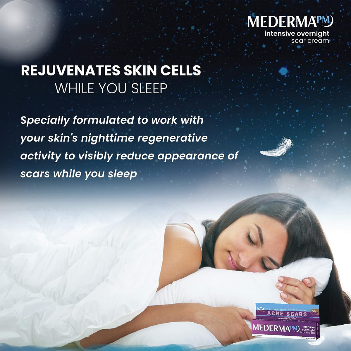 Mederma PM Intensive Overnight Scar Cream 10 gm, Pack of 1 Mederma PM Intensive Overnight Scar Cream 10 gm, Pack of 1