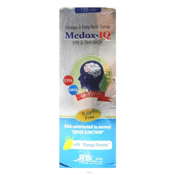 Medox-IQ Sugar Free Mango Syrup 150 ml, Pack of 1