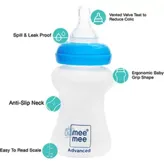 Mee Mee Milk-Safe Feeding Bottle with Anti-Colic Teat, 125 ml, Pack of 1