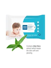 Mee Mee Caring Baby Wet Wipes With Aloe Vera Extract, 72 Count, Pack of 1