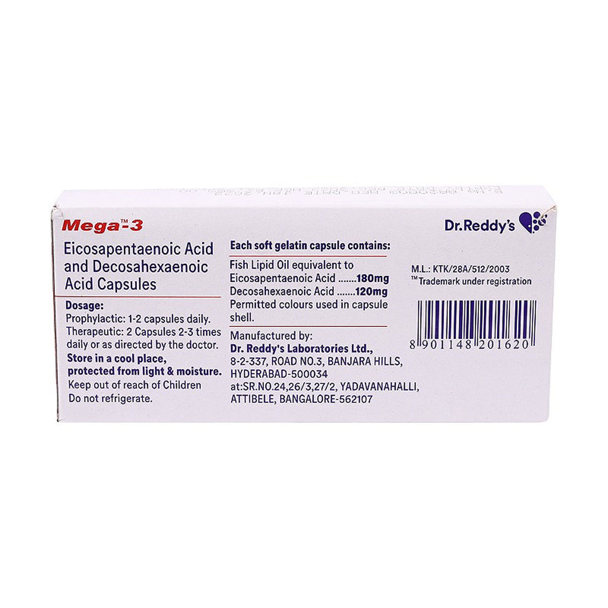 Mega3 Capsule 30's Price, Uses, Side Effects, Composition Apollo