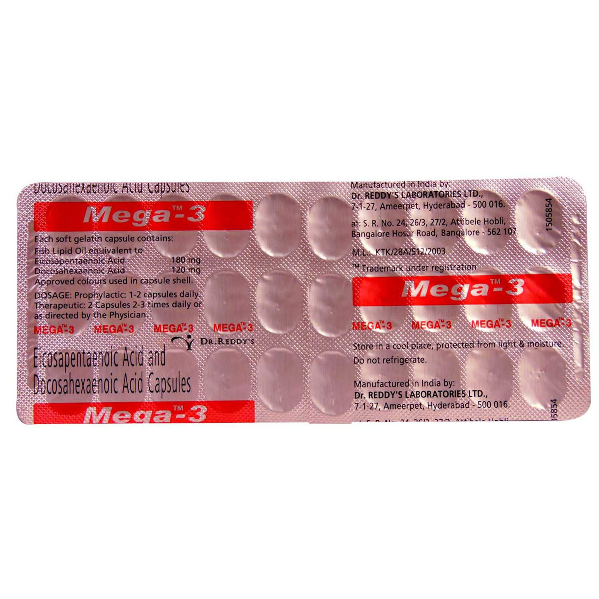 Mega3 Capsule 30's Price, Uses, Side Effects, Composition Apollo