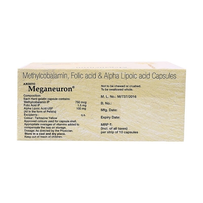 Meganeuron Capsule 10's, Pack of 10 CAPSULES