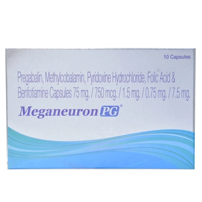 Meganeuron PG Capsule 10's, Pack of 10 CAPSULES