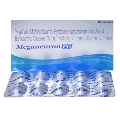 Meganeuron PG Capsule 10's, Pack of 10 CAPSULES