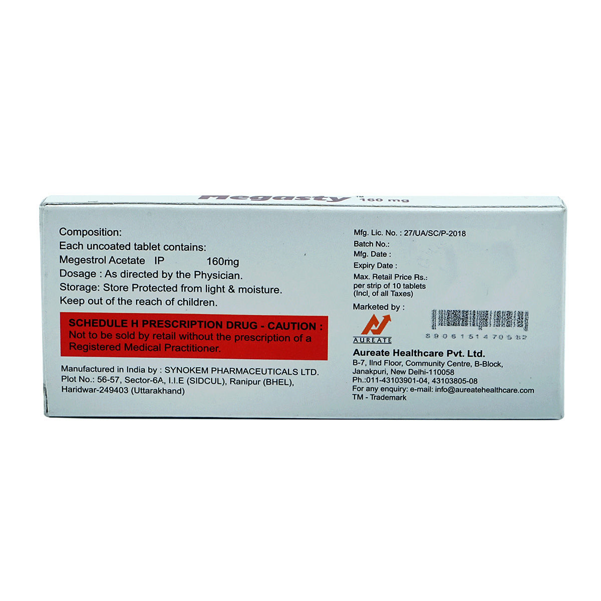 Megasty 160 Tablet 10's Price, Uses, Side Effects, Composition - Apollo ...