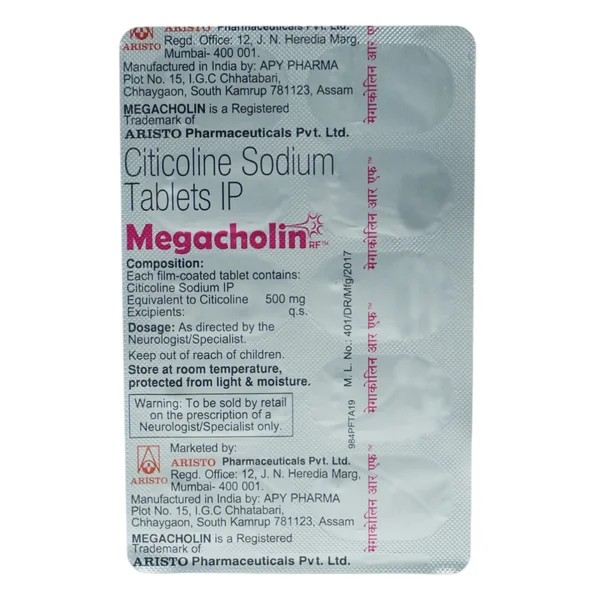 Megacholin RF Tablet 10's, Pack of 10 TABLETS