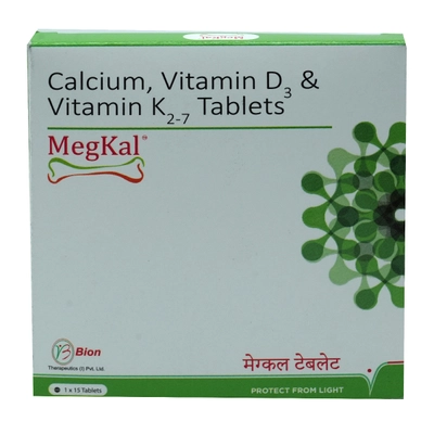 Megkal Tablet 15's, Pack of 15 TABLETS