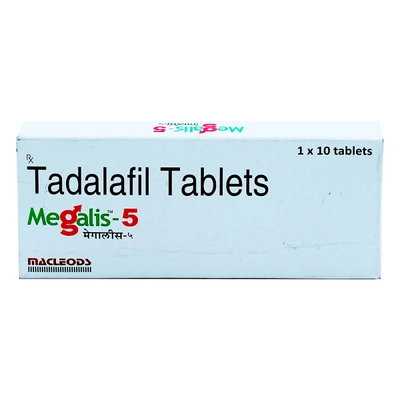 Megalis-5 Tablet 10's, Pack of 10 TABLETS