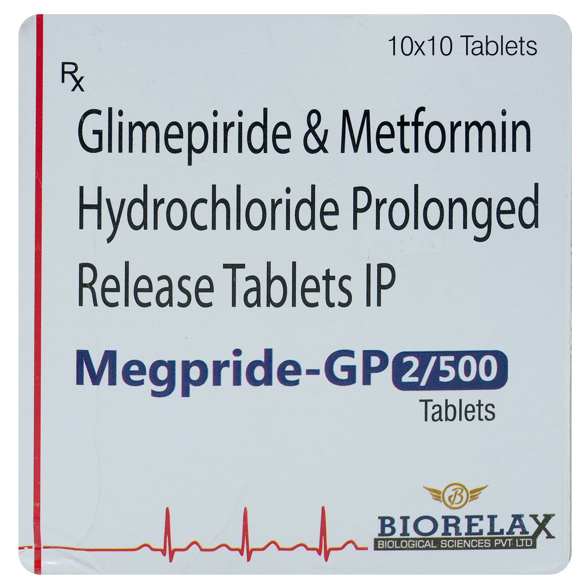 Megpride-GP 2/500 Tablet 10's, Pack of 10 TabletS Megpride-GP 2/500 Tablet 10's, Pack of 10 TabletS