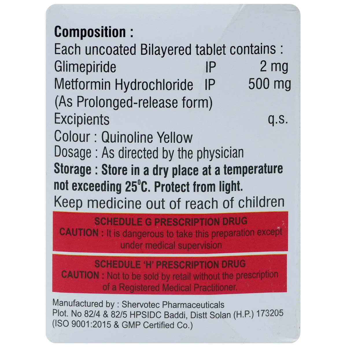 Megpride-GP 2/500 Tablet 10's, Pack of 10 TabletS Megpride-GP 2/500 Tablet 10's, Pack of 10 TabletS