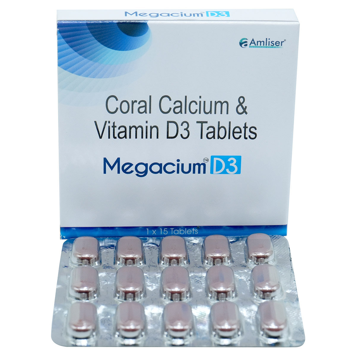 Megacium D3 Tablet 15's, Pack of 15 Megacium D3 Tablet 15's, Pack of 15