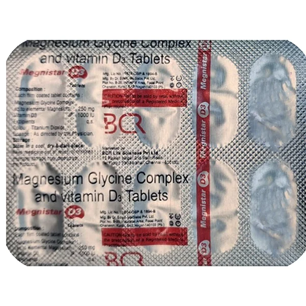 Megnistar D3 Tablet 10's