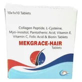 Mekgrace-Hair Tab 10'S, Pack of 10 TABLETS