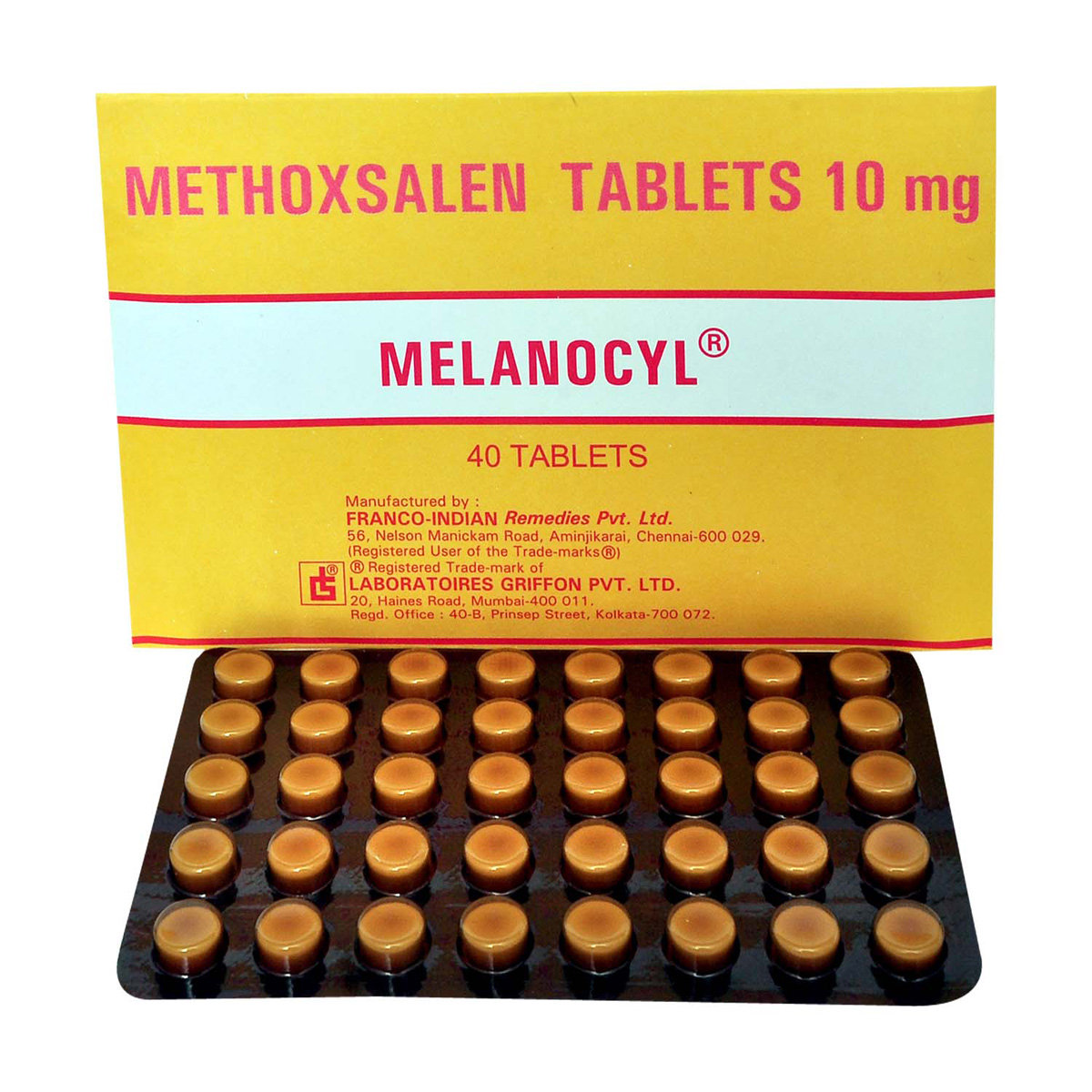 Melanocyl Tablet 40's, Pack of 40 TABLETS Melanocyl Tablet 40's, Pack of 40 TABLETS