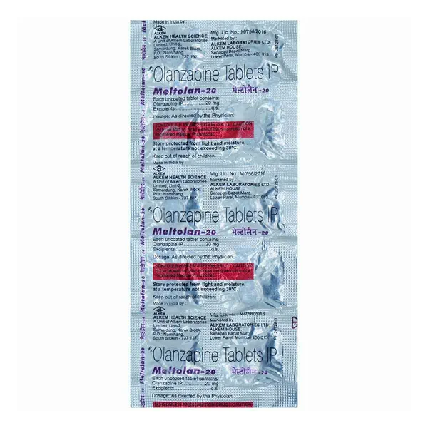 Meltolan 20 mg Tablet 10's, Pack of 10 TabletS