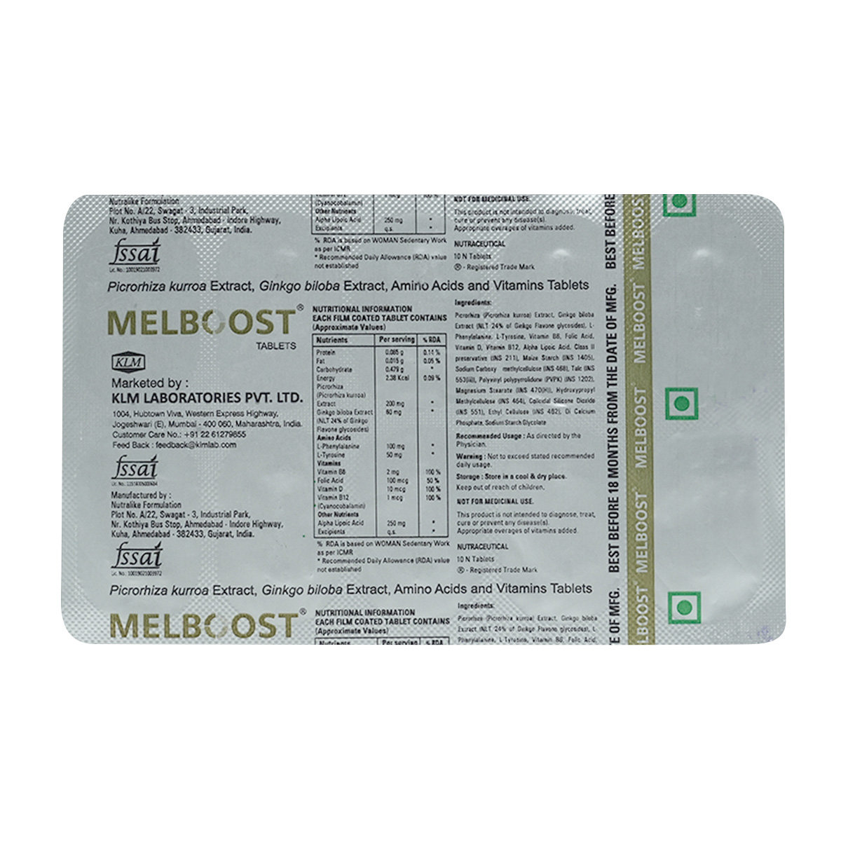 Melboost Tablet 10's, Pack of 10 Melboost Tablet 10's, Pack of 10