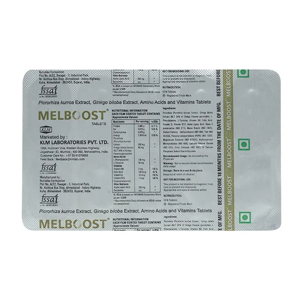 Melboost Tablet 10's