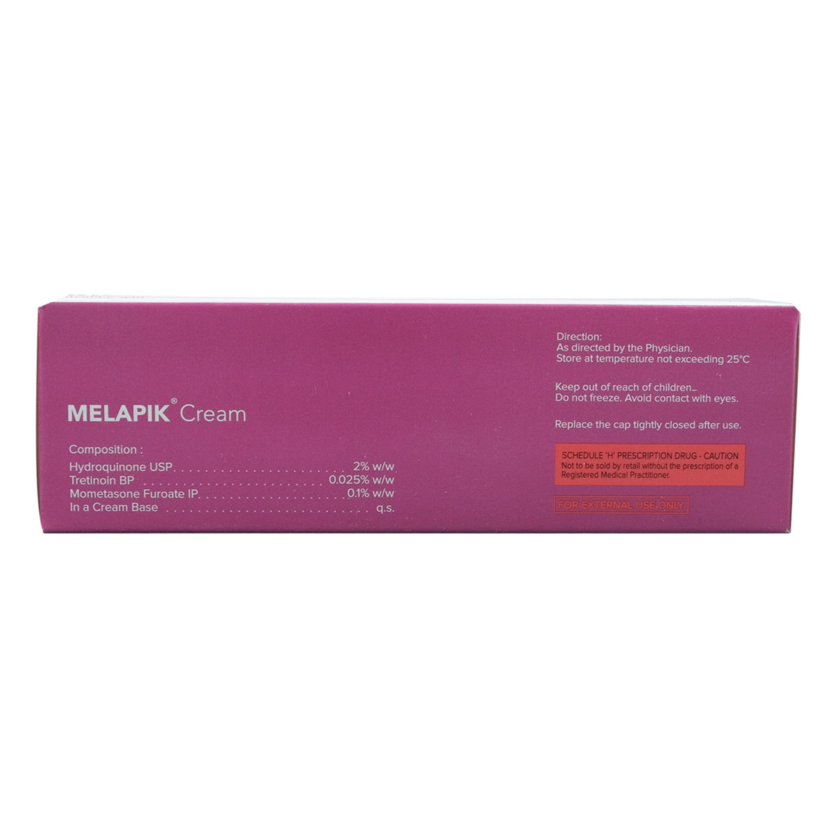 Melapik Cream 25 gm, Pack of 1 OINTMENT Melapik Cream 25 gm, Pack of 1 OINTMENT