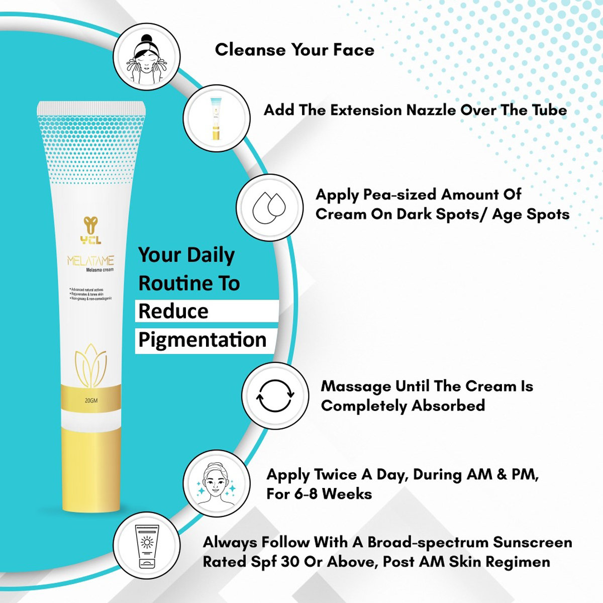 Melatame Melasma Cream 20 gm, Pack of 1 Melatame Melasma Cream 20 gm, Pack of 1