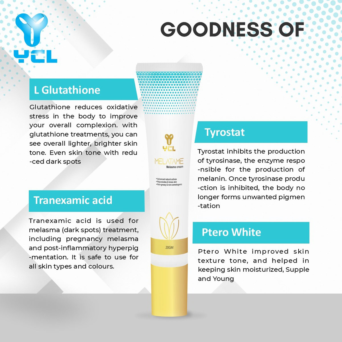 Melatame Melasma Cream 20 gm, Pack of 1 Melatame Melasma Cream 20 gm, Pack of 1