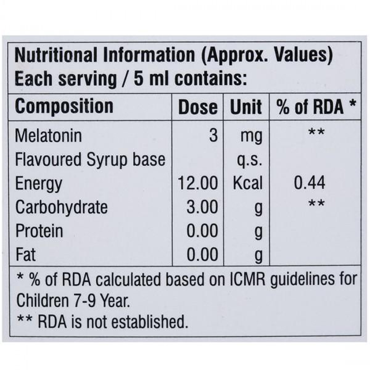 Melosun Syrup 100 ml, Pack of 1 Syrup Melosun Syrup 100 ml, Pack of 1 Syrup